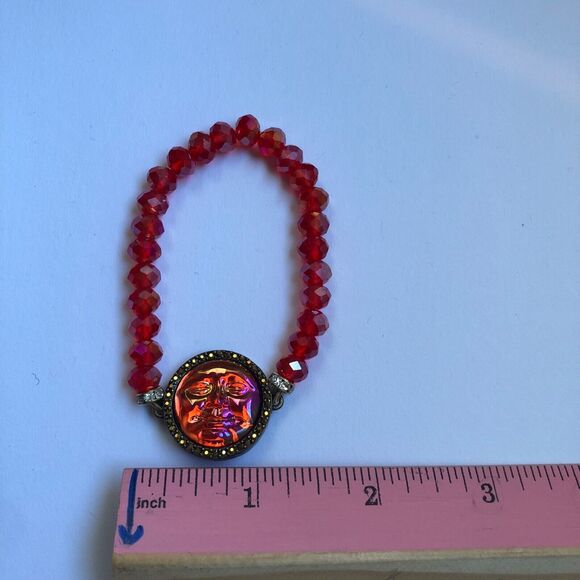 Kirks Folly Red Sun Face Bracelet - Picture 10 of 10